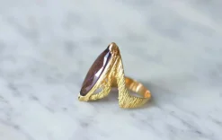 Bague améthyste années 70