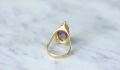 Bague améthyste années 70