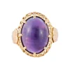 Bague Améthyste cabochon