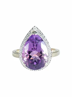 Bague Améthyste et Diamants