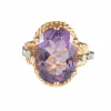 Bague Améthyste et Diamants
