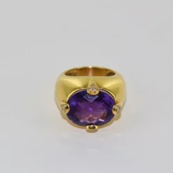 Bague Améthyste et Diamants
