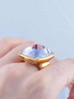 Bague Améthyste et Diamants