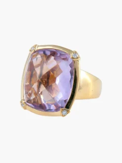 Bague Améthyste et Diamants
