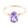 Bague Améthyste ovale