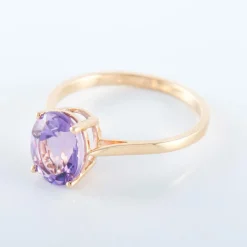 Bague Améthyste ovale