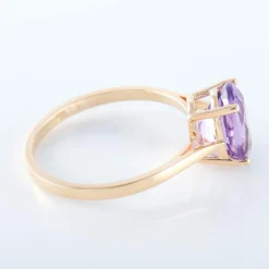 Bague Améthyste ovale