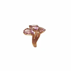 Bague Améthystes Saphirs roses