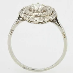 Bague ancienne diamants art déco