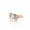 Bague ancienne diamants en or et platine
