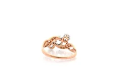 Bague ancienne diamants en or et platine