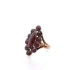 Bague ancienne grenats en or 18k