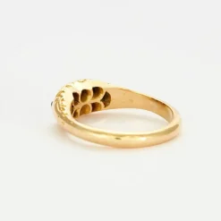 Bague Ancienne Jarretière Rubis Diamants