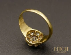 Bague ancienne Marguerite diamants