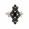 BAGUE ANCIENNE MOISSANITES & DIAMANTS