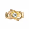 Bague ancienne noeud diamant