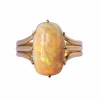 Bague ancienne Opale Australienne et Or