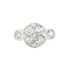 Bague ancienne or blanc et diamants