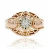 Bague ancienne or diamant vintage