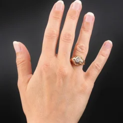 Bague ancienne or diamant vintage