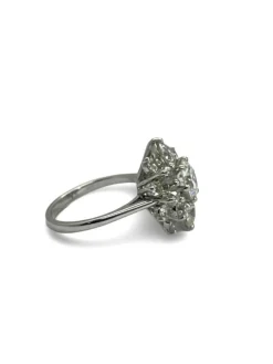 Bague ancienne or et diamants 3,30 ct