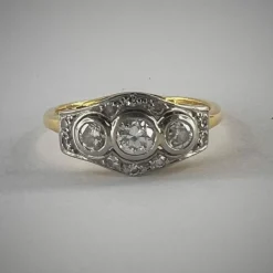 Bague Ancienne Or et Diamants