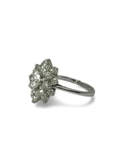 Bague ancienne or et diamants 3,30 ct