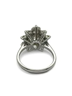 Bague ancienne or et diamants 3,30 ct