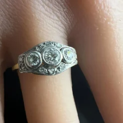 Bague Ancienne Or et Diamants