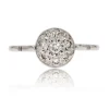 Bague ancienne pavage de diamants