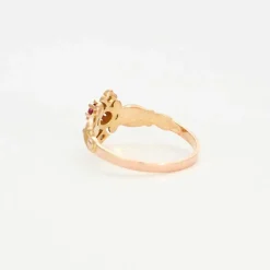 Bague Ancienne Rubis Diamants