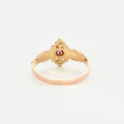 Bague Ancienne Rubis Diamants