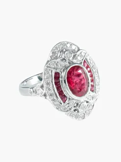 Bague ancienne Rubis et Diamants