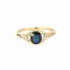 Bague ancienne saphir Verneuil.