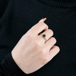 Bague ancienne saphir Verneuil.