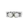 Bague Ancienne Toi et Moi Or et Platine et Diamants 0,5ct VS