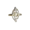 Bague ancienne tourbillon Belle Époque or jaune
