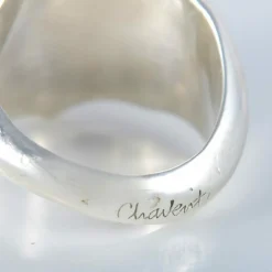 Bague Argent signée Chavent