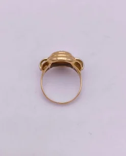 Bague Art Déco 2 ors diamant