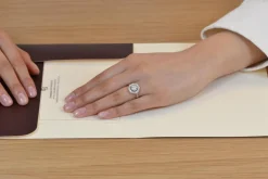 Bague art déco diamant 0,95ct I/VS2