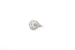 Bague art déco diamant de 1,08cts H/VS1