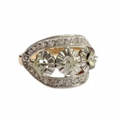 Bague Art Déco diamants