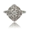 Bague Art Déco diamants