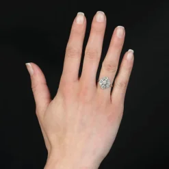 Bague Art Déco diamants