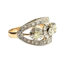 Bague Art Déco diamants