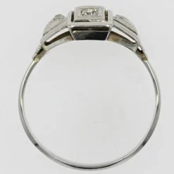 Bague art déco diamants