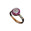 Bague Art Déco Diamants Et Rubis Calibrés, Or