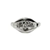 Bague Art Déco Diamants Or blanc