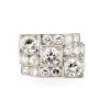Bague Art Déco Diamants Platine