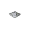 Bague Art Déco Dôme Ajouré Diamants